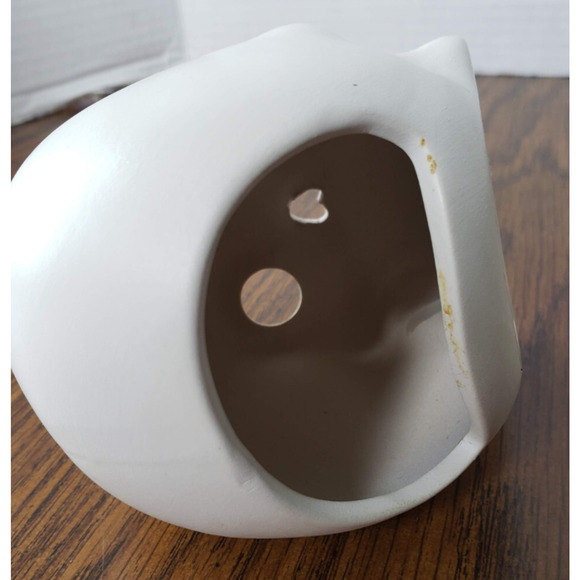 Day of The Dead White Ceramic Skull Home Tabletop Figurine - Picture 5 of 6